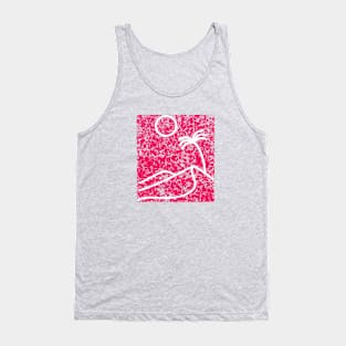 sun, mountains, palm tree Tank Top